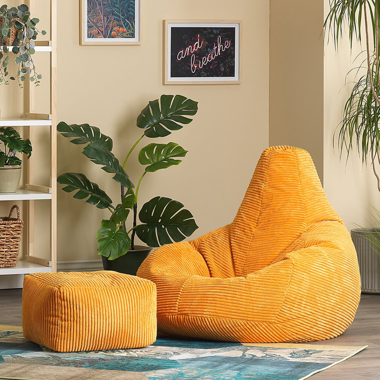 Cord bean bag chair wayfair new arrivals